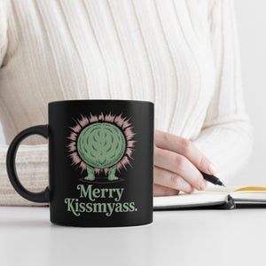 Hinterteil Weihnachtsmuffel Merry Kissmyass Tasse Weihnachten