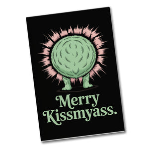 Hinterteil Weihnachtsmuffel Merry Kissmyass Souvenir Magnet Weihnachten