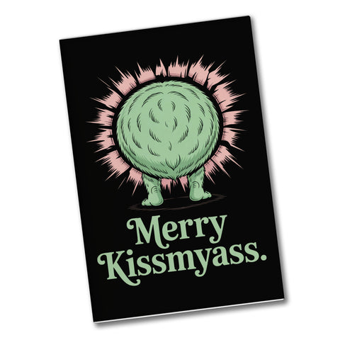 Hinterteil Weihnachtsmuffel Merry Kissmyass Souvenir Magnet Weihnachten