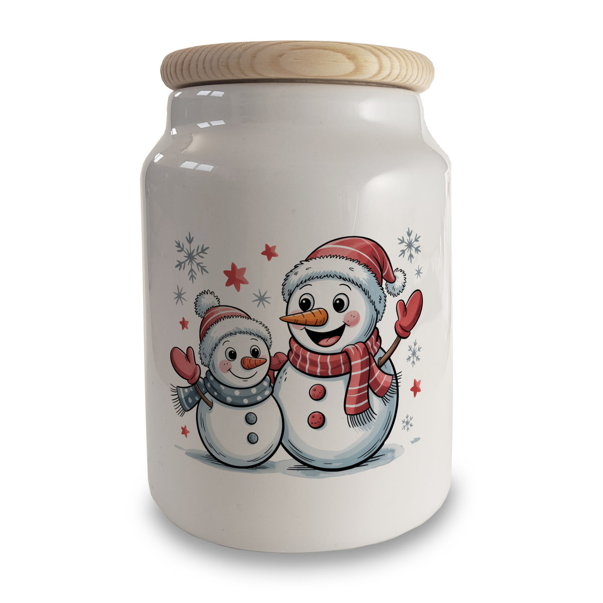 Cartoon Schneemänner Schneeflocken Keksdose n