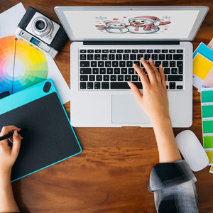 Cartoon Schneemänner Schneeflocken Keksdose n