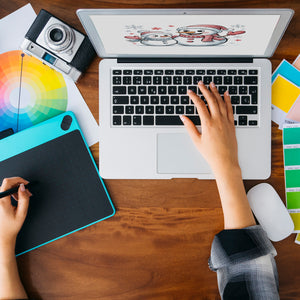 Cartoon Schneemänner Schneeflocken Magnet