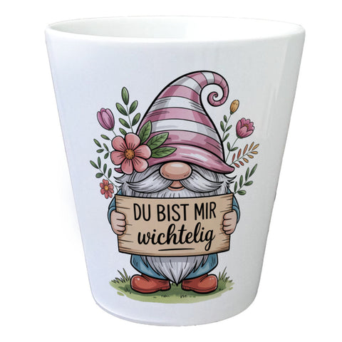 Du bist mir wichtelig Blumentopf für Pflanzenfreunde und Wichtelfans