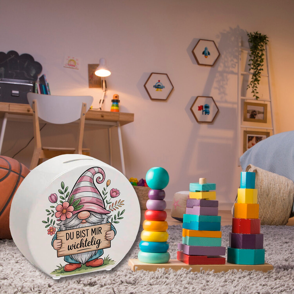 Du bist mir wichtelig Spardose für Pflanzenfreunde und Wichtelfans