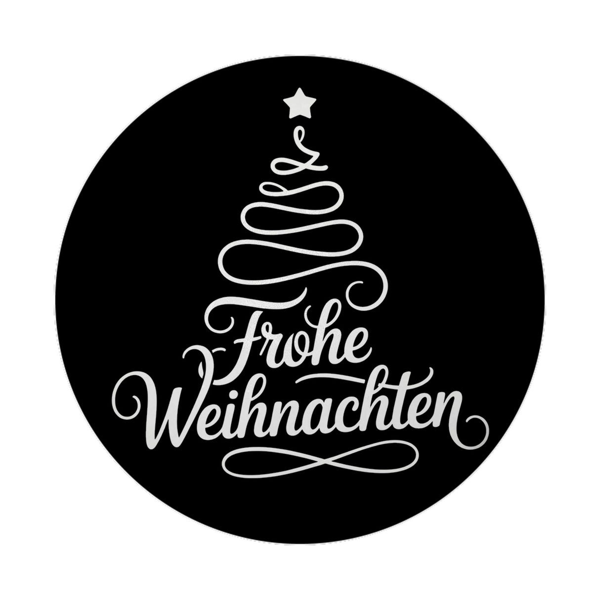 Minimalistischer Weihnachtsbaum Frohe Weihnachten Magnet