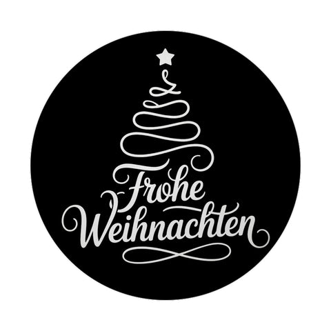 Minimalistischer Weihnachtsbaum Frohe Weihnachten Magnet