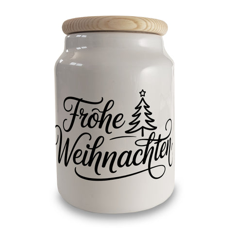 Weihnachtsbaum Keksdose frohe Weihnachten