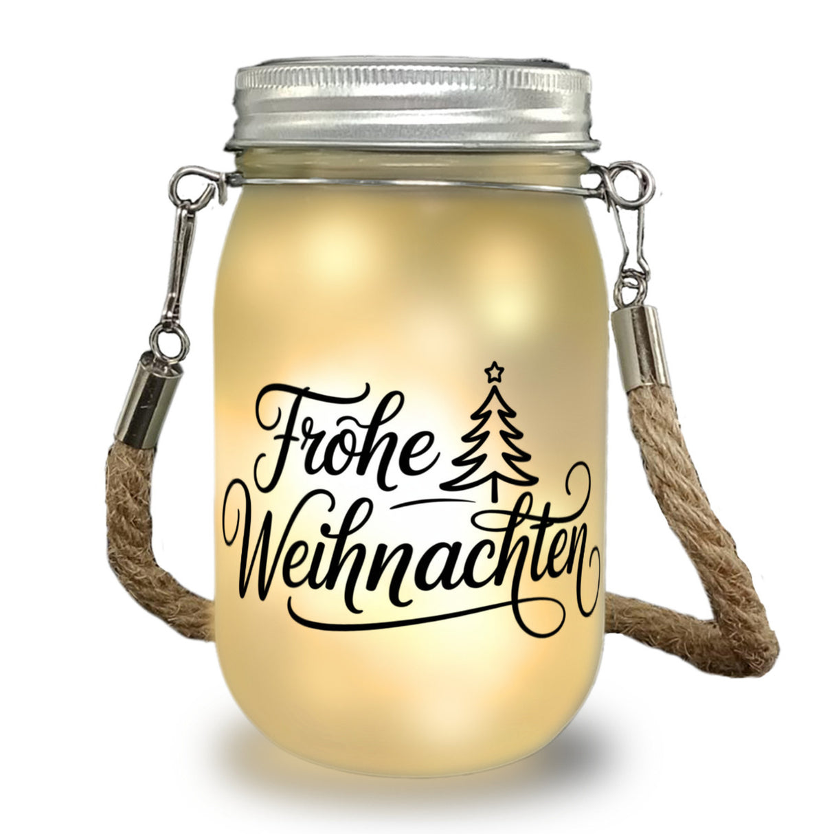 Weihnachtsbaum Solarlicht frohe Weihnachten