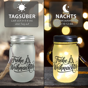 Weihnachtsbaum Solarlicht frohe Weihnachten