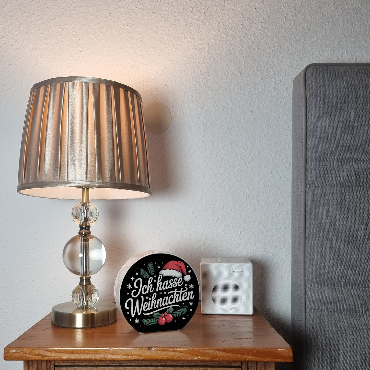 Ich hasse Weihnachten Spardose mit Weihnachtsmannhut