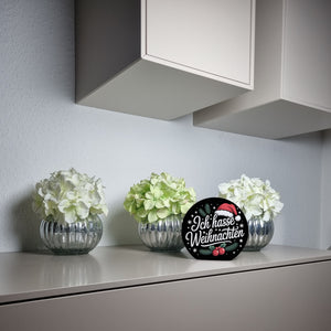 Ich hasse Weihnachten Spardose mit Weihnachtsmannhut