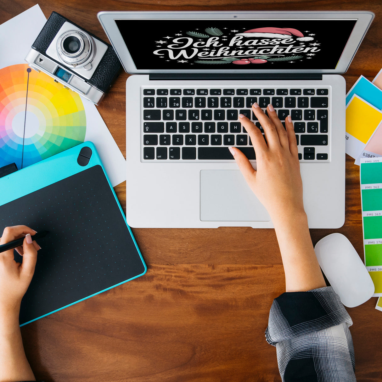 Ich hasse Weihnachten Spardose mit Weihnachtsmannhut