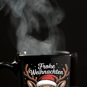 Rentier Nase Frohe Weihnachten Souvenir Kaffeebecher