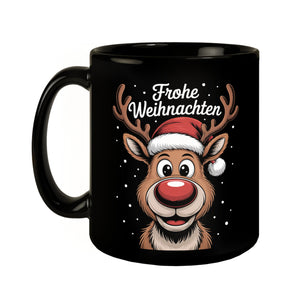 Rentier Nase Frohe Weihnachten Souvenir Kaffeebecher