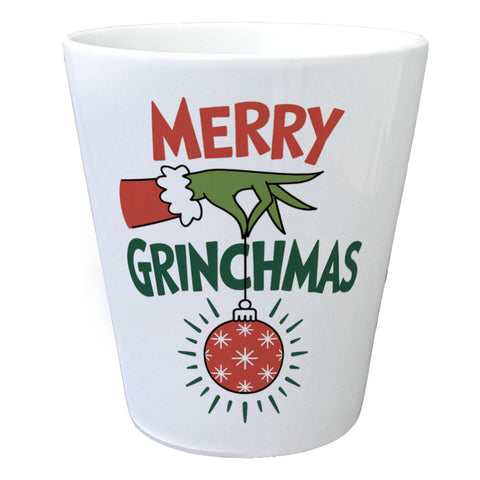 Weihnachtsmuffel-Hand merry Grinchmas Blumentopf