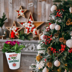 Weihnachtsmuffel-Hand merry Grinchmas Blumentopf