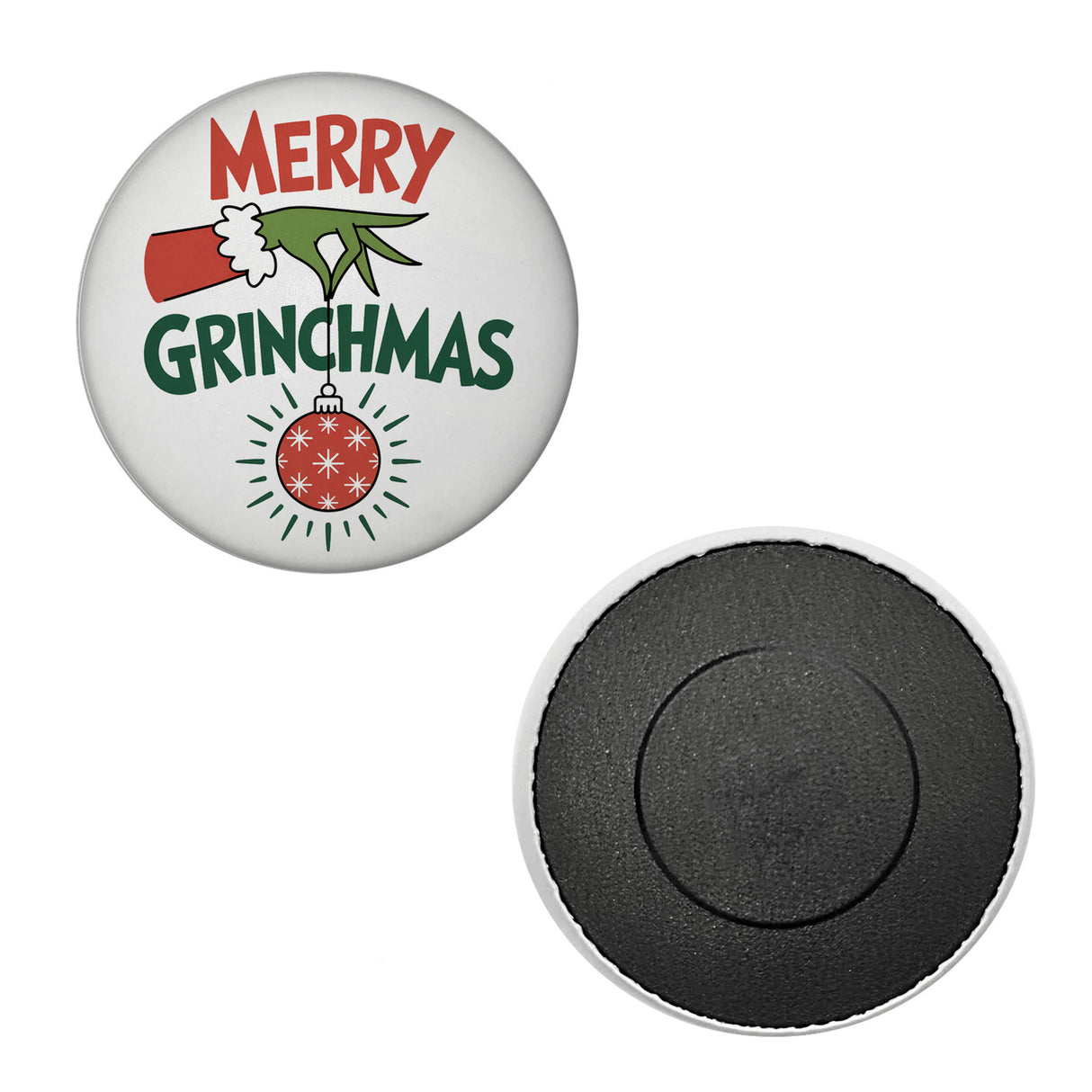 Weihnachtsmuffel-Hand merry Grinchmas Magnet