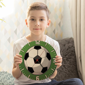 Fußball Ziffernblatt Wanduhr für Fußballfans