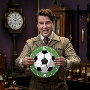 Fußball Ziffernblatt Wanduhr für Fußballfans