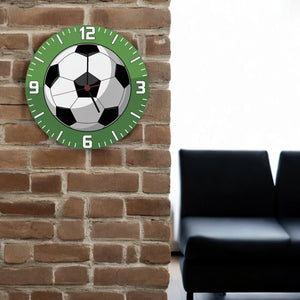 Fußball Ziffernblatt Wanduhr für Fußballfans