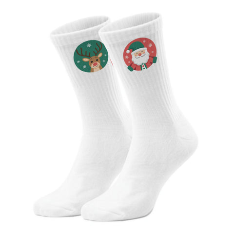 epicsocks Weihnachtsfreude Beste Freunde Socken in 37-41 im Paar