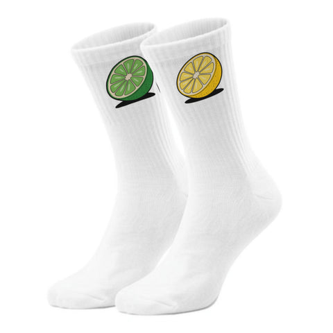 epicsocks Citrus Splash Zitrone und Limette Socken in 37-41 im Paar