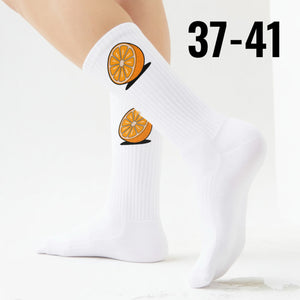 epicsocks Citrus Splash Orange Socken in 37-41 im Paar