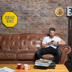 Waldtiere Aquarellstil Wanduhr für Tierliebhaber