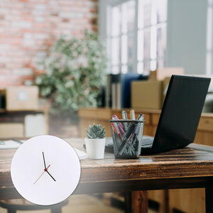 Time to drink Vintage Wanduhr Bier Weinglas