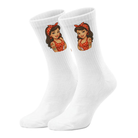 epicsocks Retro Vibes Punkte Kleid Socken in 37-41 im Paar