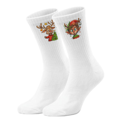 epicsocks Weihnachtsfreude Weihnachtsfreunde Socken in 37-41 im Paar