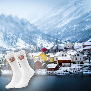 epicsocks Elf Joy Kamin Gemütlichkeit Socken in 37-41 im Paar