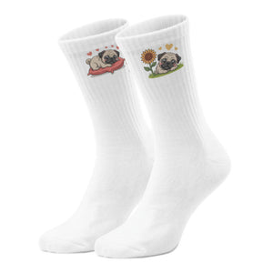 epicsocks Pug Paradise Schnuffelliebe Socken in 37-41 im Paar