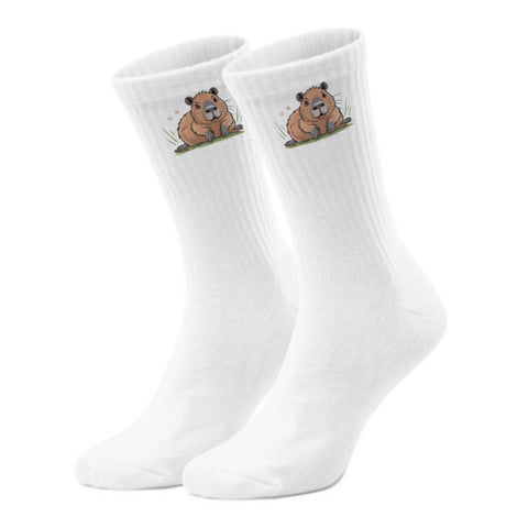 epicsocks Chill Capybara Liebevoller Blick Socken in 37-41 im Paar