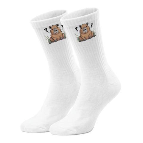 epicsocks Chill Capybara Verwirrte Gedanken Socken in 37-41 im Paar