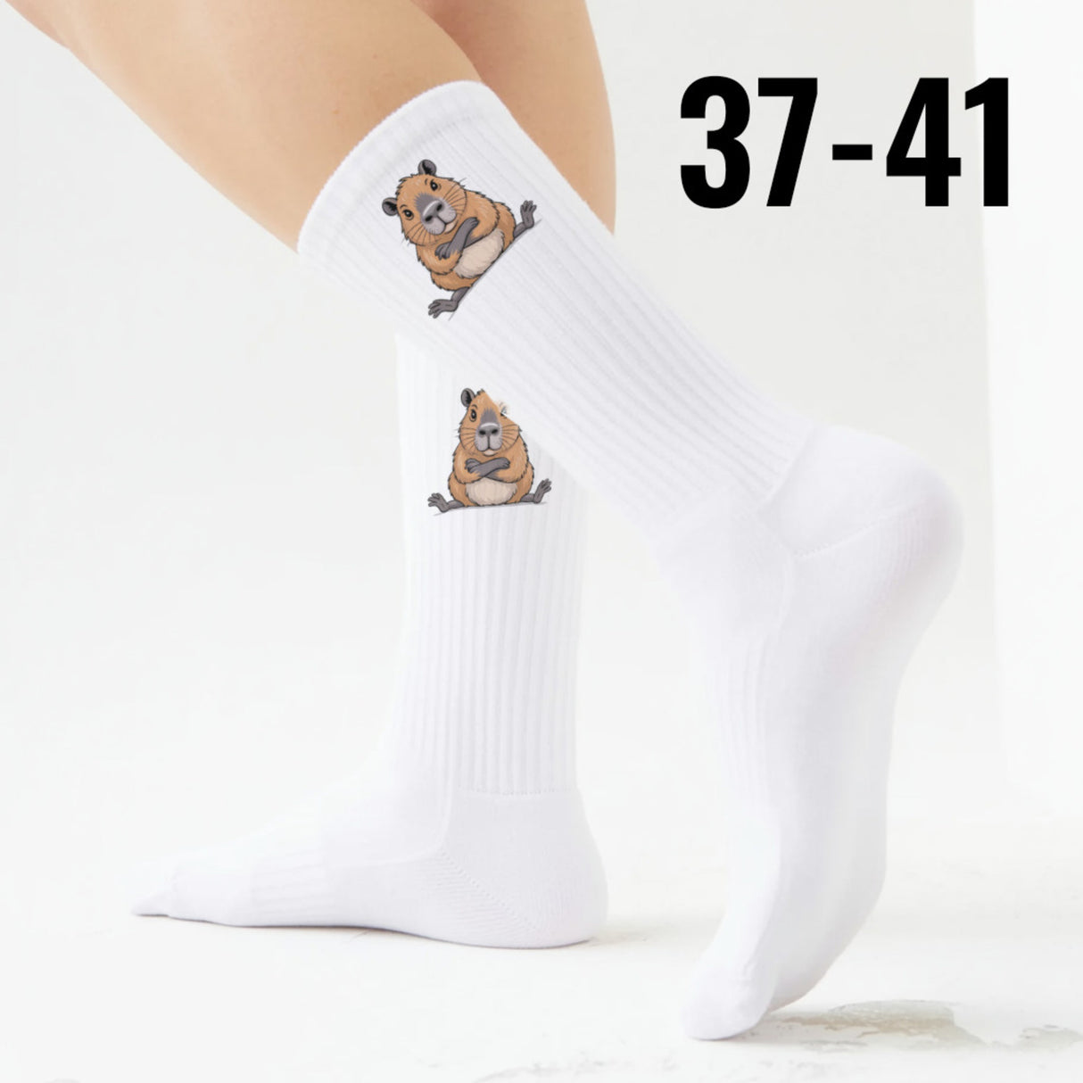 epicsocks Chill Capybara Entspanntes Nagen Socken in 37-41 im Paar