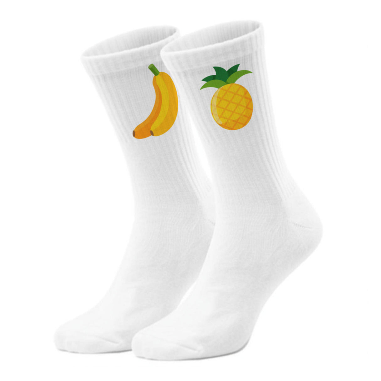 epicsocks Sunshine Fruits gelbe Früchte Socken in 37-41 im Paar