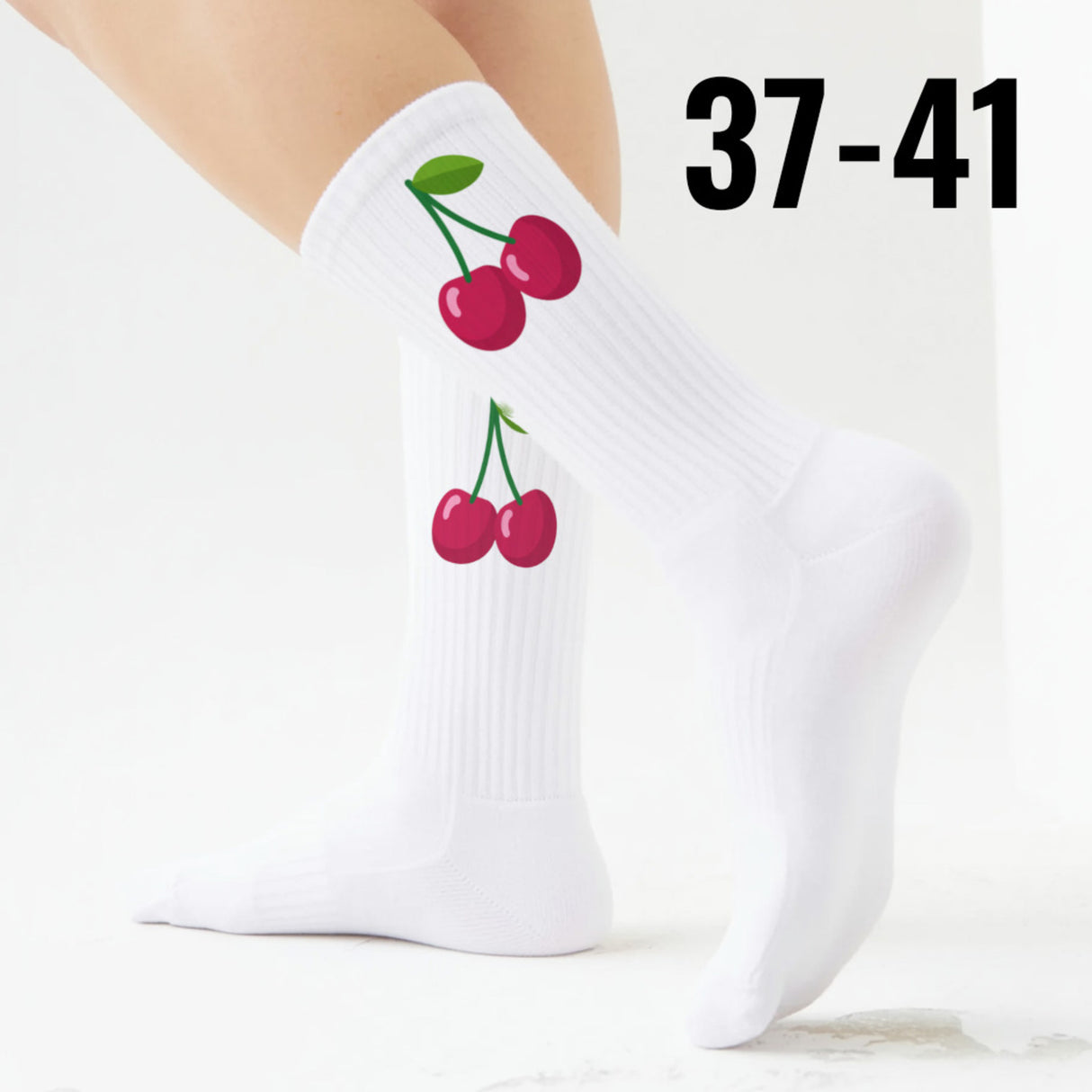 epicsocks Sunshine Fruits Kirschen Socken in 37-41 im Paar
