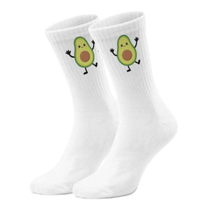 epicsocks Avocado Dreams Tänzelnde Avocado Socken in 37-41 im Paar