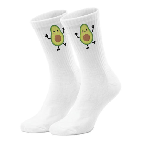 epicsocks Avocado Dreams Tänzelnde Avocado Socken in 37-41 im Paar