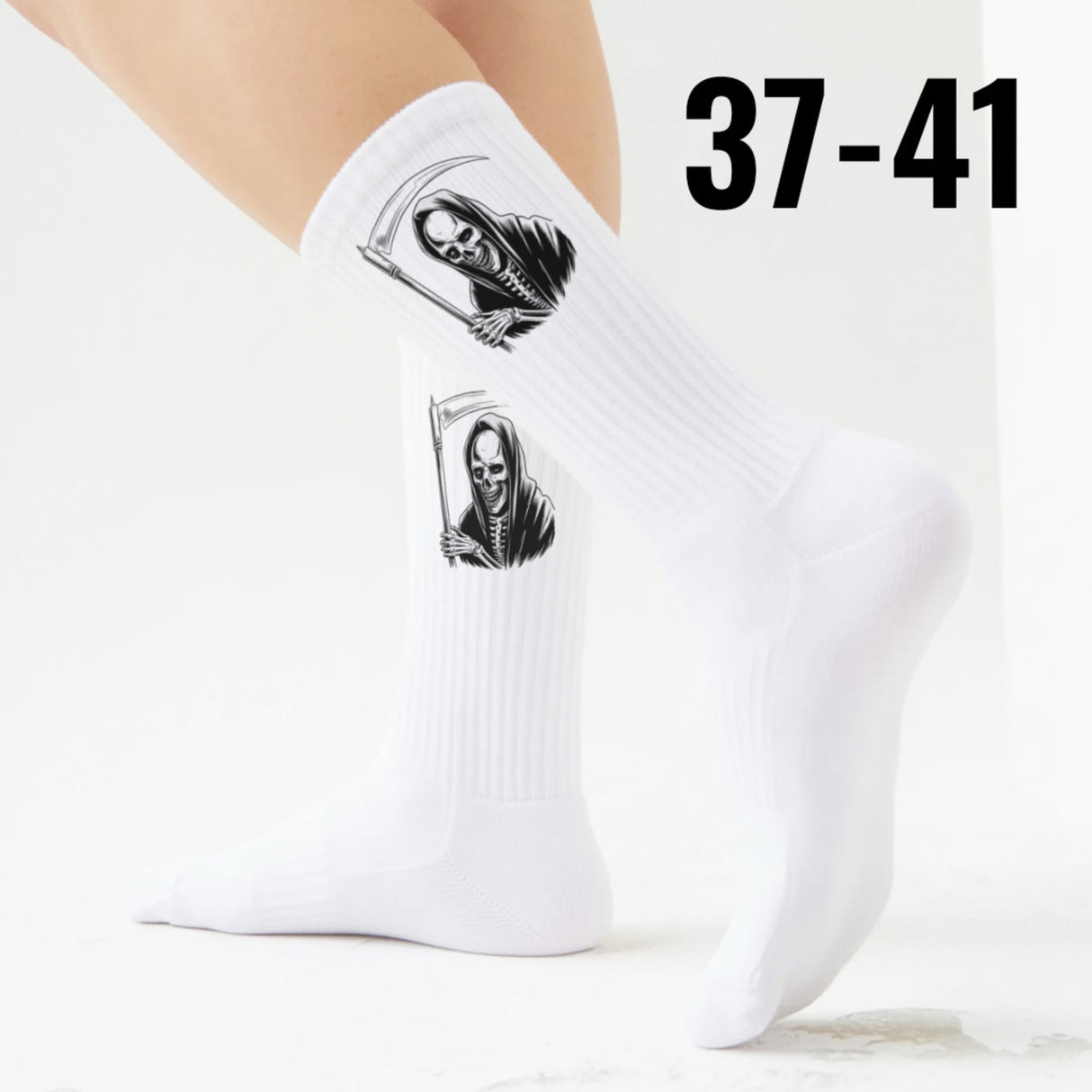 epicsocks Nights of Fright Sensenmann Socken in 37-41 im Paar