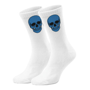 epicsocks Colorful Skulls Blauer Schädel Socken in 37-41 im Paar
