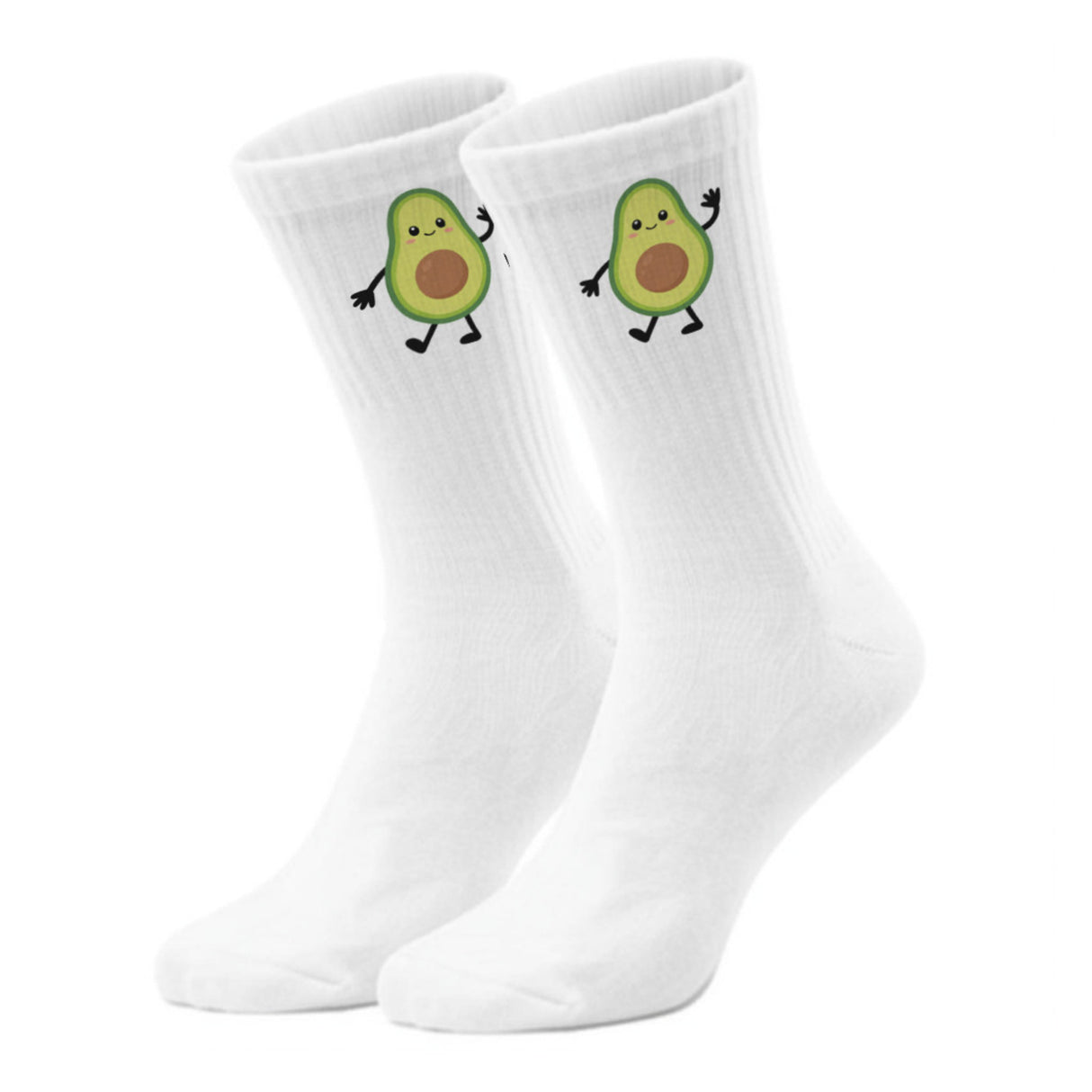 epicsocks Avocado Parade Winkende Avocado Socken in 37-41 im Paar