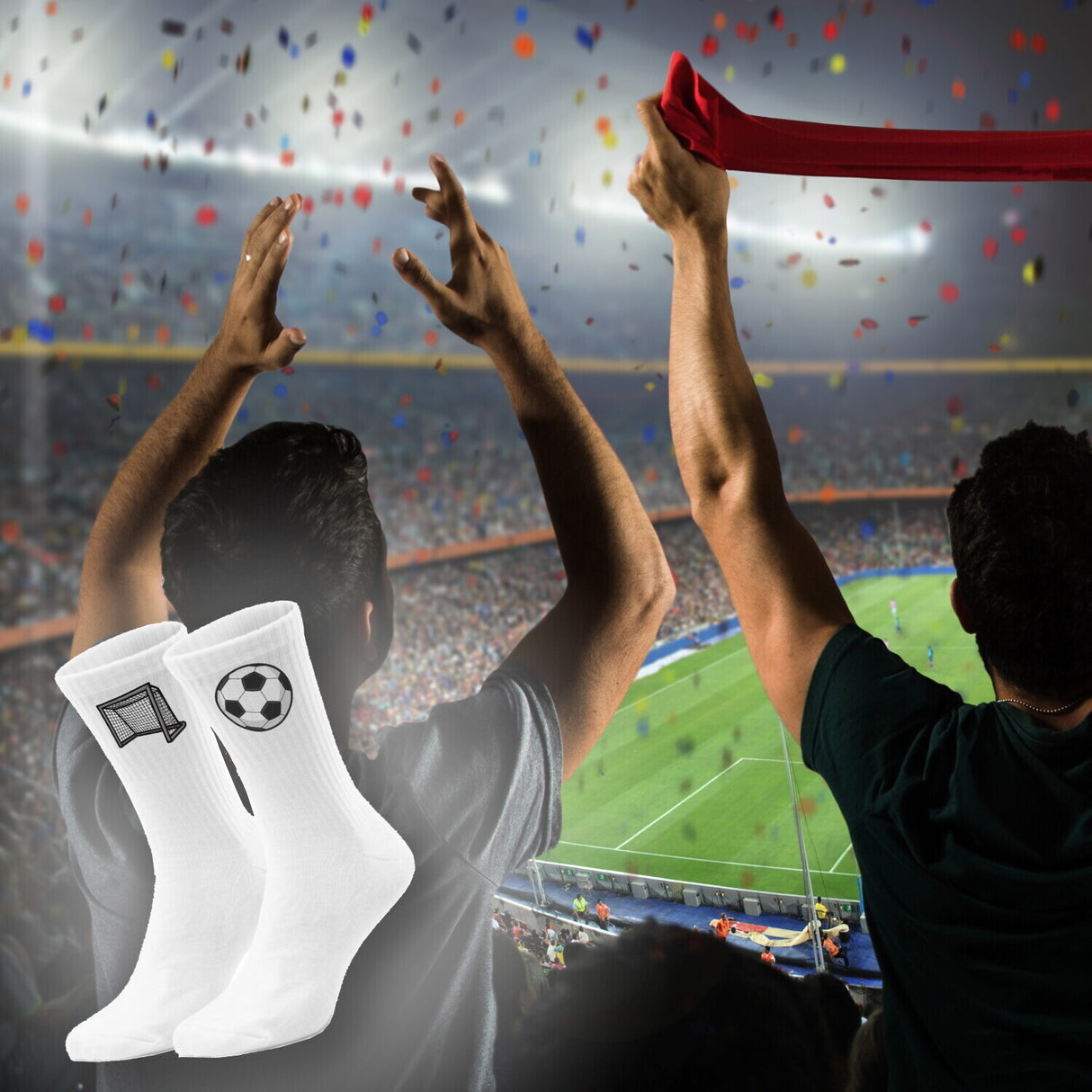 epicsocks Ballzauber Ball ins Tor Socken in 37-41 im Paar