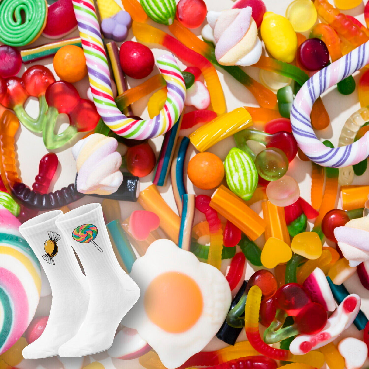 epicsocks Candy Delight Süßer Zahn Socken in 37-41 im Paar