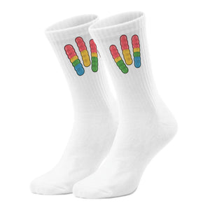 epicsocks Candy Delight Gummiwürmer Socken in 37-41 im Paar