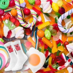epicsocks Candy Delight Gummibärchen Socken in 37-41 im Paar