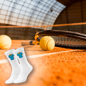 epicsocks Top Spin Tennisshirt Socken in 37-41 im Paar