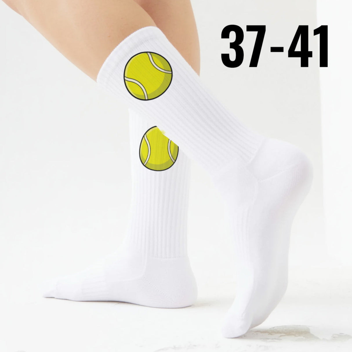epicsocks Top Spin Tennisball Socken in 37-41 im Paar