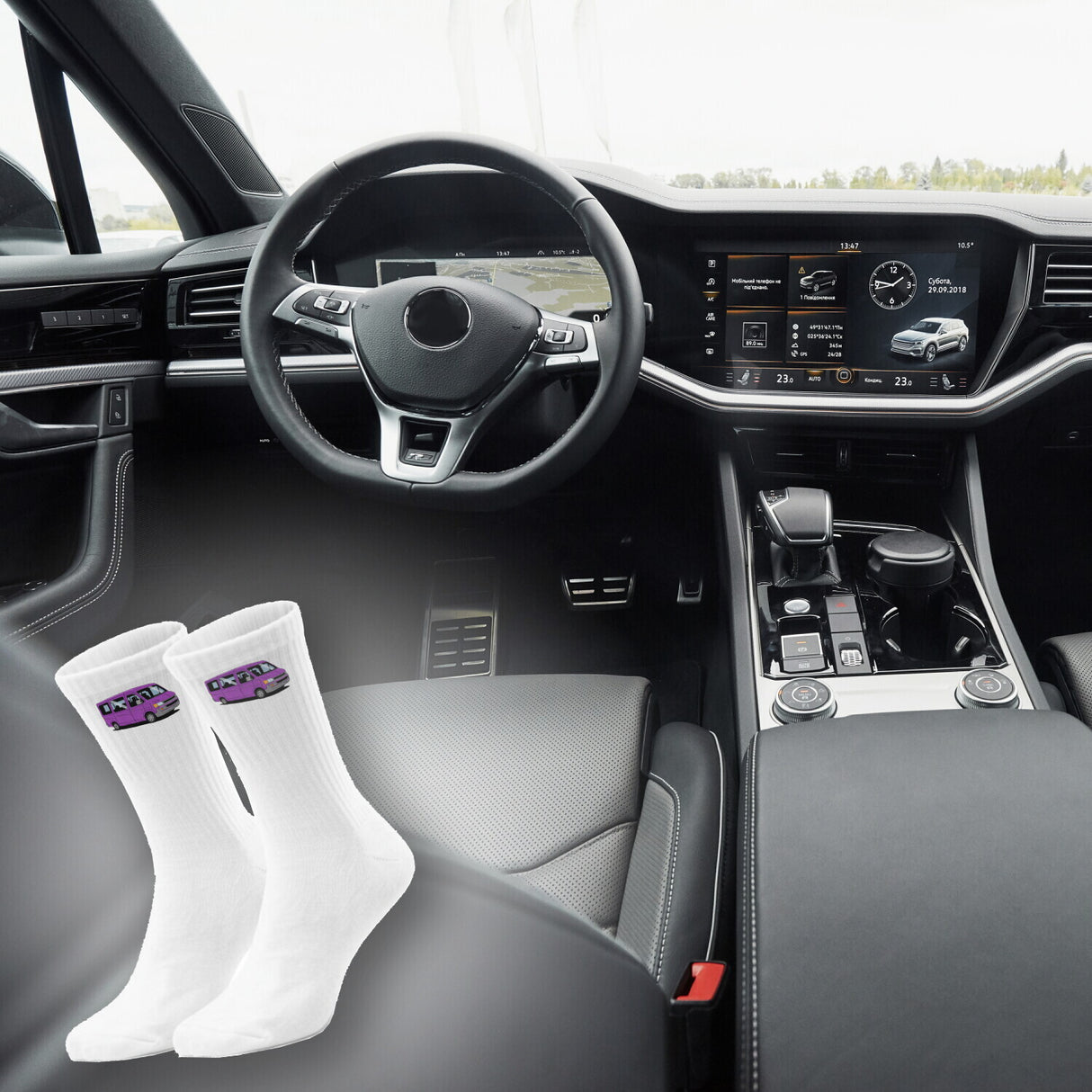 epicsocks Benzin im Blut Auto Kleinbus Socken in 37-41 im Paar